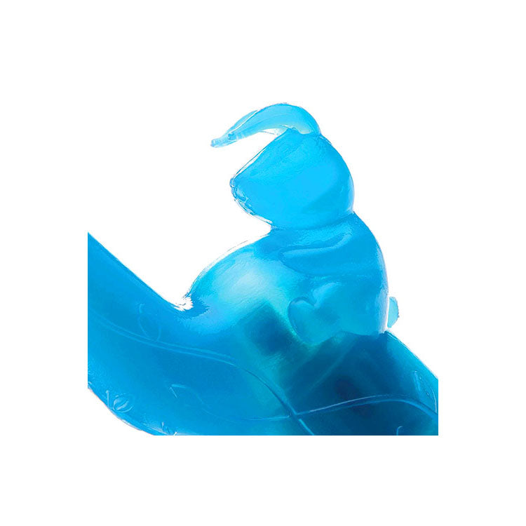 Adam & Eve BUNNY KISS - Blue 17.8 cm Rabbit Vibrator - 054X 4000