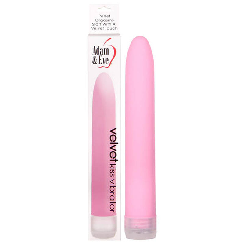 Adam & Eve Velvet Kiss Vibrator - Pink 15.2 cm (6'') Vibrator - 104A 6200