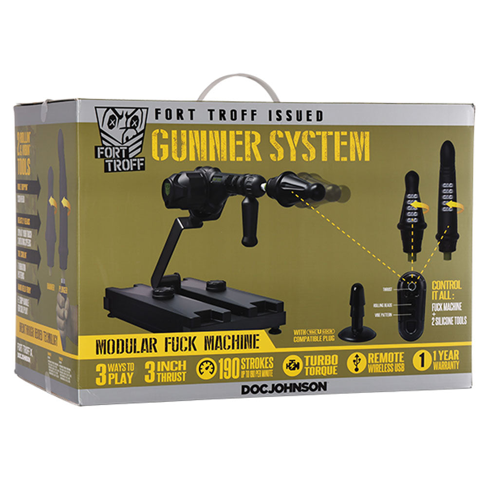 Fort Troff - Gunner System - 3-In-1 Modular Sex Machine - 1100-00-BX