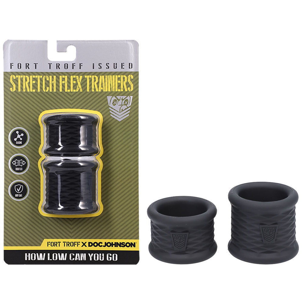 Fort Troff - Stretch Flex Trainers - Black Ball Stretchers - Set of 2 - 1102-01-CD