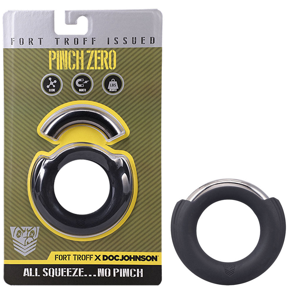 Fort Troff - Pinch Zero Ring - Black Cock Ring - 1102-21-CD