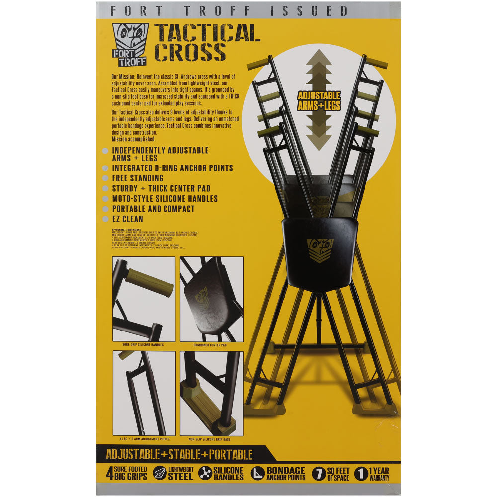 Fort Troff - Tactical Cross - Adjustable Cross Restraint - 1105-25-BX