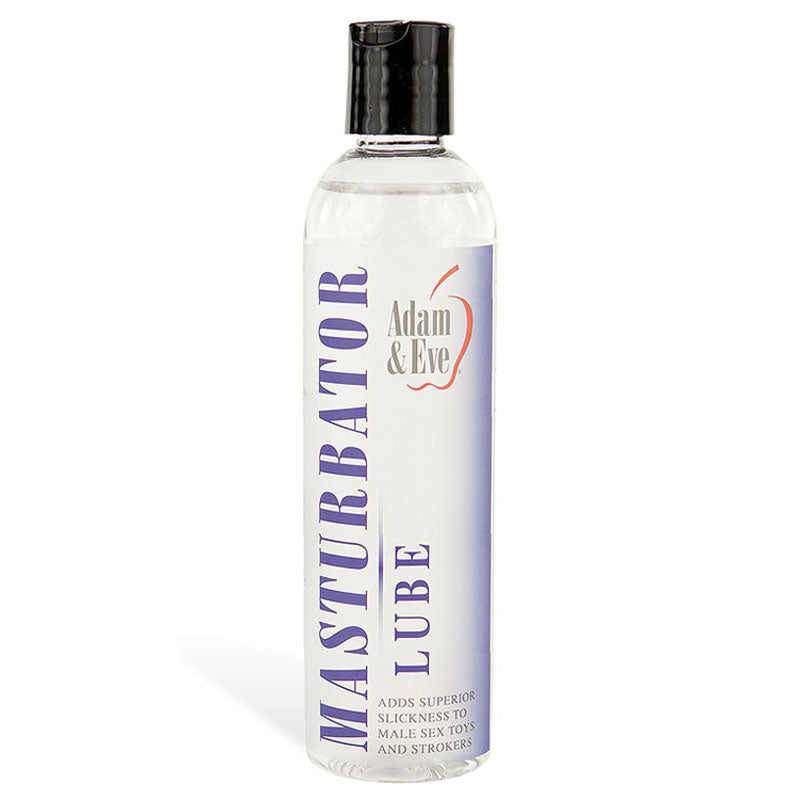 Adam & Eve Masturbator Lube - Water Based Lubricant - 237 ml (8 oz) Bottle - 114H 0080