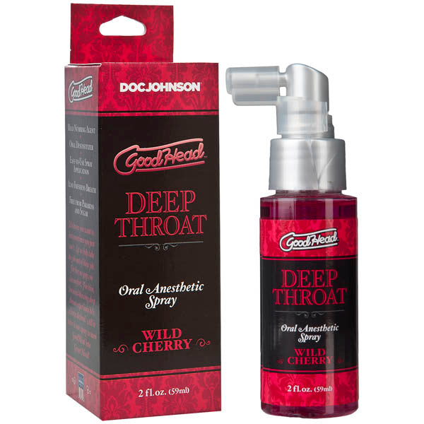 GoodHead Deep Throat Spray - Wild Cherry Flavoured Deep Throat Spray - 59 ml Bottle - 1360-17-BX