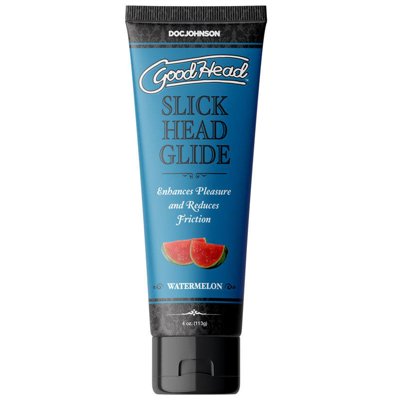 GoodHead Slick Head Glide - Watermelon - Watermelon Flavoured Lubricant - 120 ml Tube - 1361-05-BX