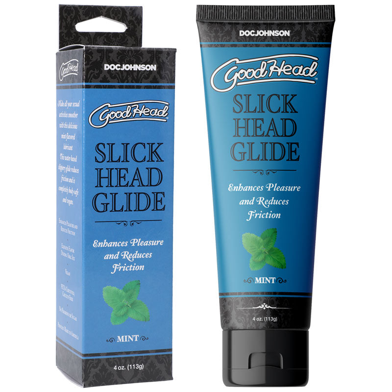 GoodHead Slick Head Glide - Mint - Mint Flavoured Lubricant - 120 ml Tube - 1361-07-BX
