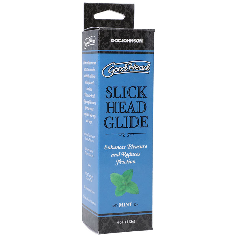GoodHead Slick Head Glide - Mint - Mint Flavoured Lubricant - 120 ml Tube - 1361-07-BX