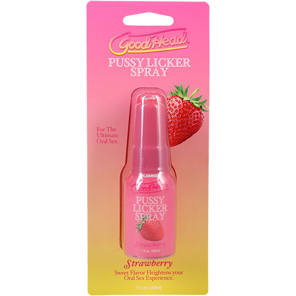 GoodHead Pussy Licker Spray - Strawberry - Strawberry Flavoured Spray - 29 ml Bottle - 1364-25-CD