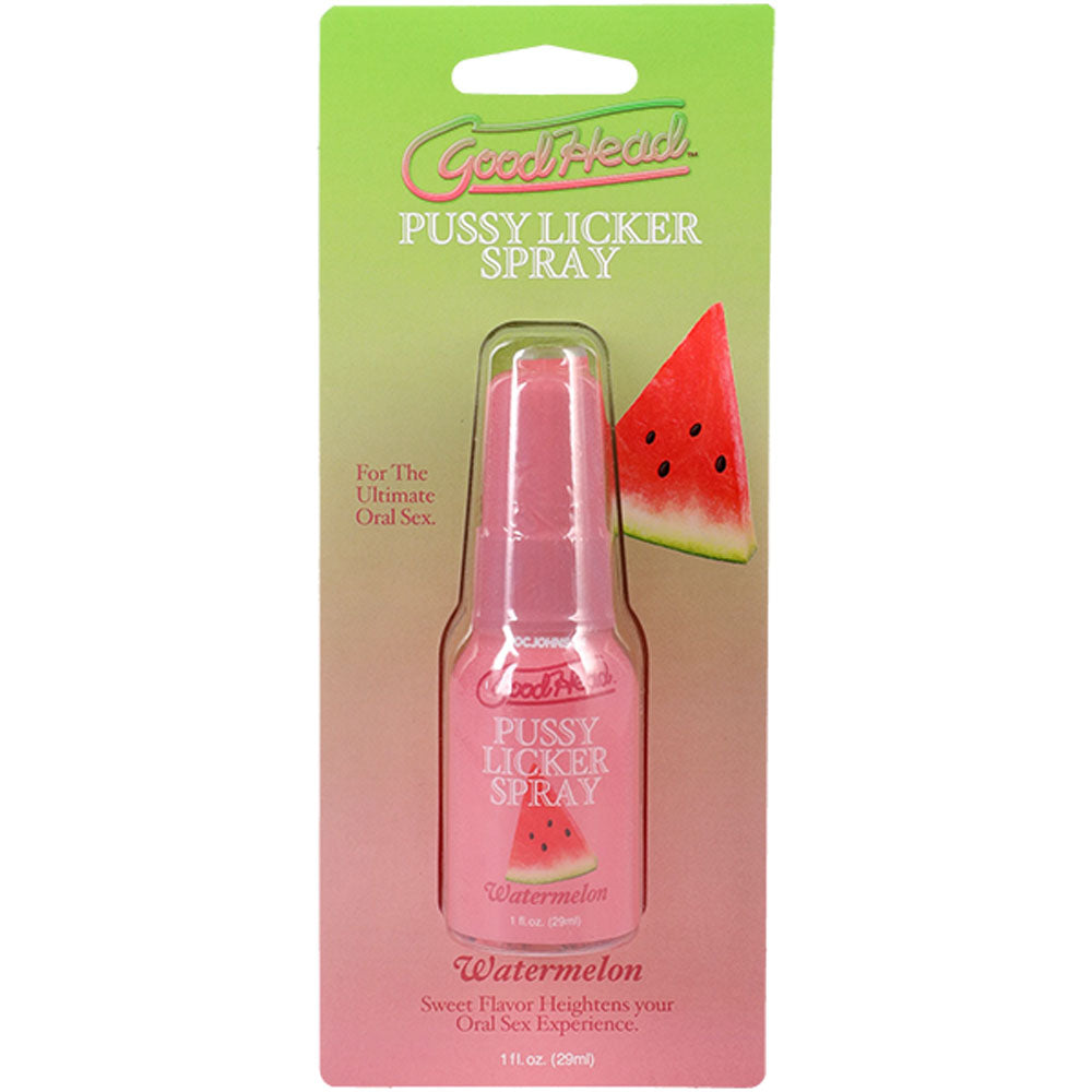 GoodHead Pussy Licker Spray - Watermelon - Watermelon Flavoured Spray - 29 ml Bottle - 1364-26-CD