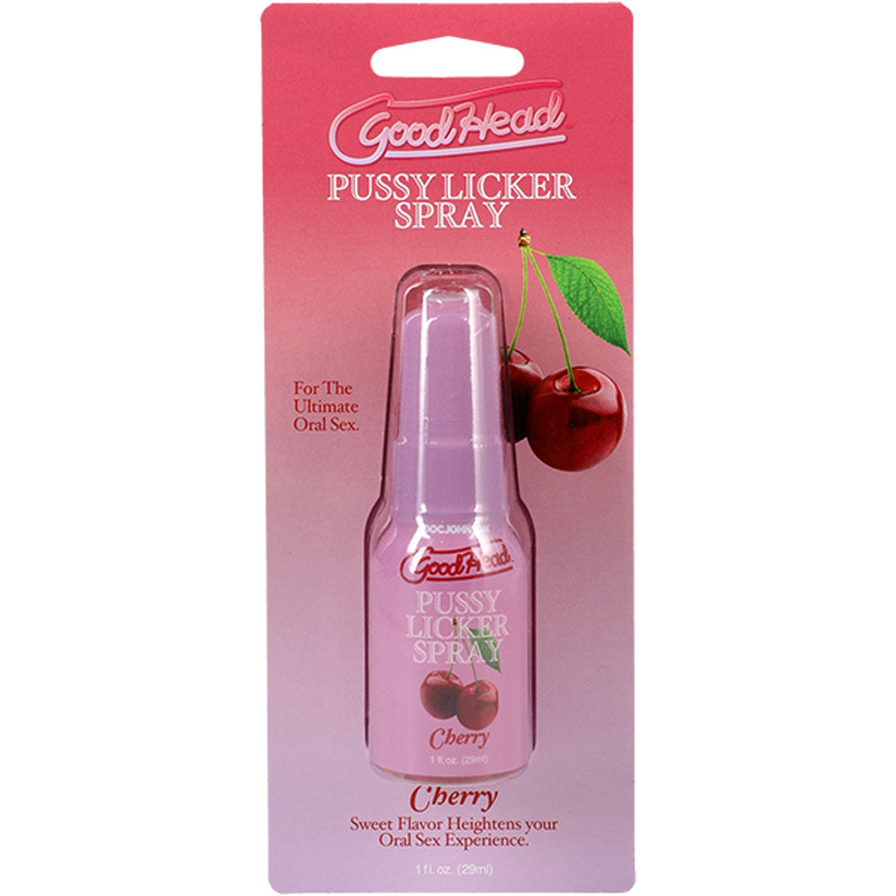 GoodHead Pussy Licker Spray - Cherry - Cherry Flavoured Spray - 29 ml Bottle - 1364-27-CD
