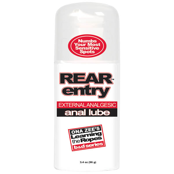 Ona Zee's Rear Entry - Desensitising Anal Lubricant - 96 g Bottle - 2180-03-BU