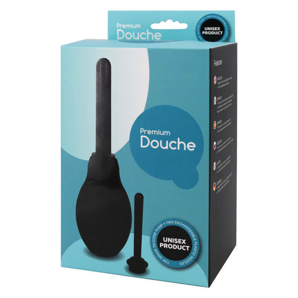 Premium Douche - Black Unisex Douche - 370 ml Capacity - 2416-02BLK-BX