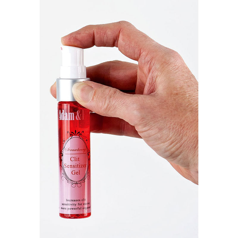Adam & Eve Clit Sensitiser Gel - Strawberry Flavoured Female Enhancer - 29 ml Bottle - 243H 0100