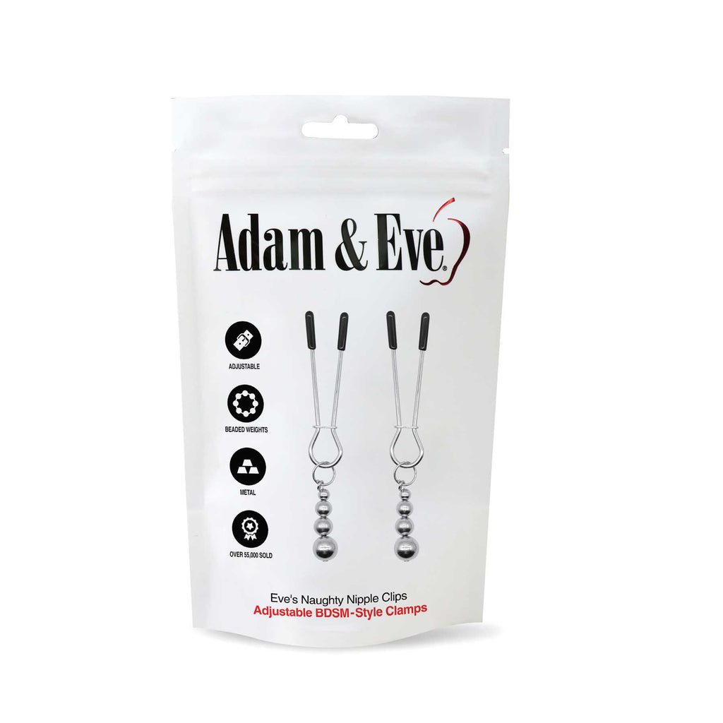 Adam & Eve Eve's Naughty Nipple Clips - Set of 2 - 284U 0000
