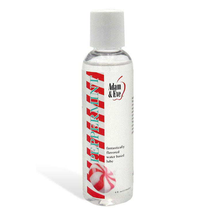 Adam & Eve PEPPERMINT Lubricant - Mint Flavoured Water Based Lubricant - 118 ml Bottle - 300R 0740