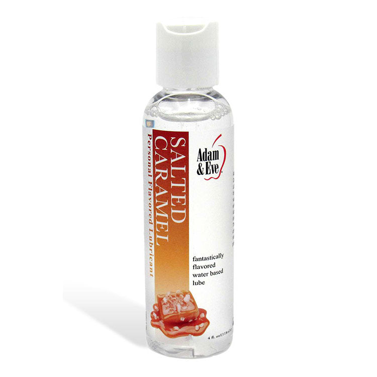 Adam & Eve SALTED CARAMEL Lubricant - Salted Caramel Flavoured Water Based Lubricant - 118 ml Bottle - 300R 2740
