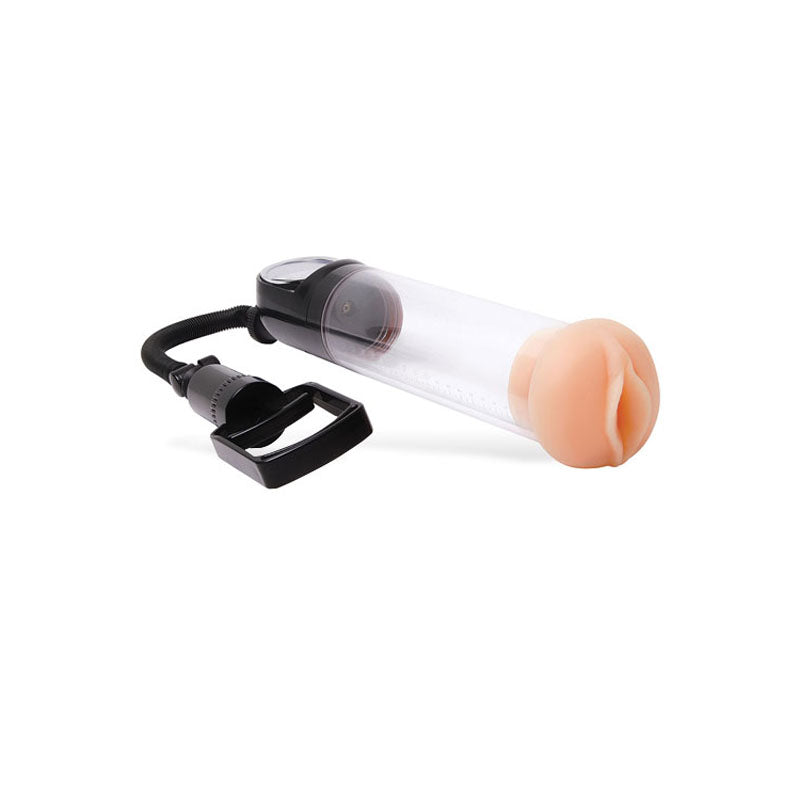 Adam & Eve Adam's Promax Pump - Clear Penis Pump with Masturbator Sleeve - 308H 0000