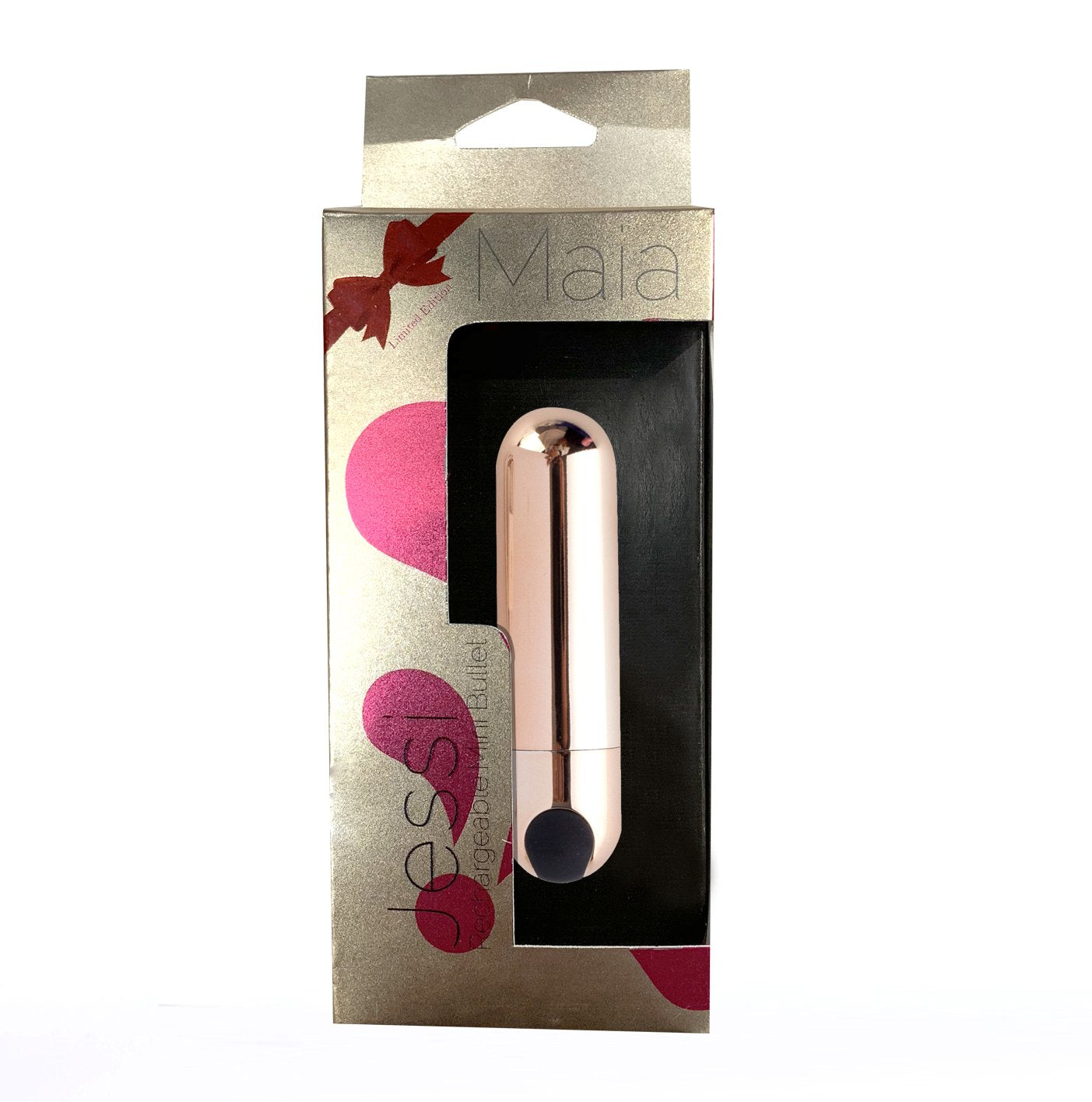 Maia Jessi - Rose Gold 7.6 cm USB Rechargeable Bullet - 330-RG