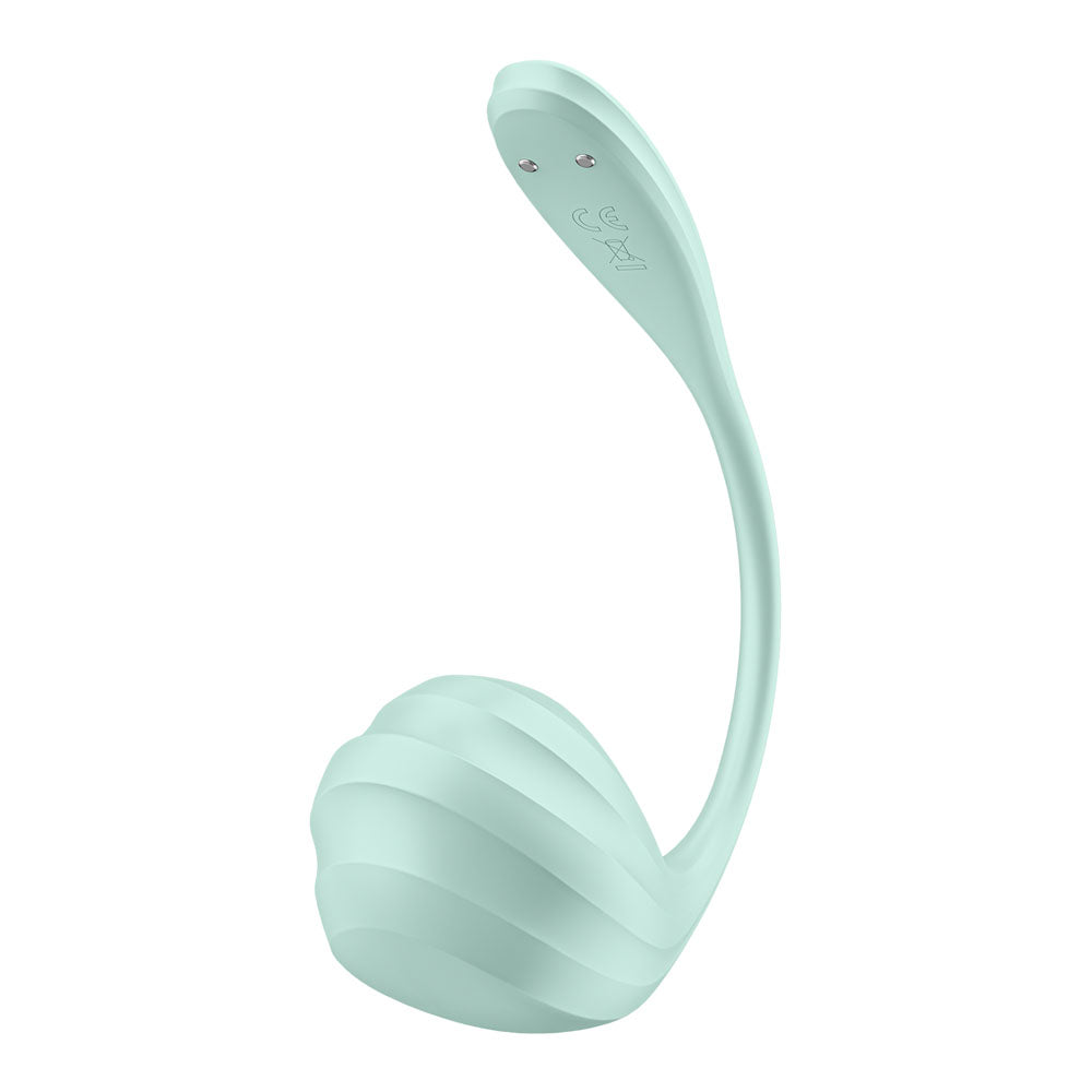 Satisfyer Smooth Petal - Mint - Mint USB Rechargeable Wearable Stimulator with App Control - 4002736