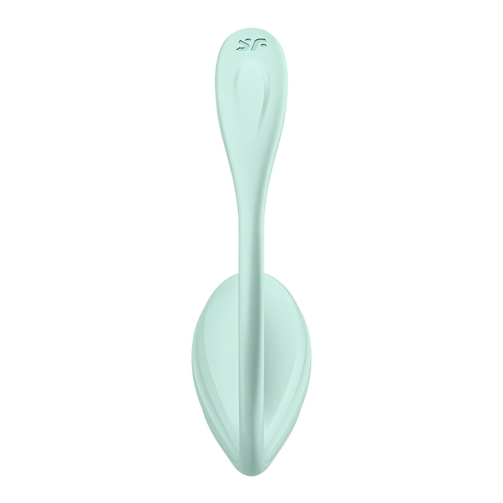 Satisfyer Smooth Petal - Mint - Mint USB Rechargeable Wearable Stimulator with App Control - 4002736