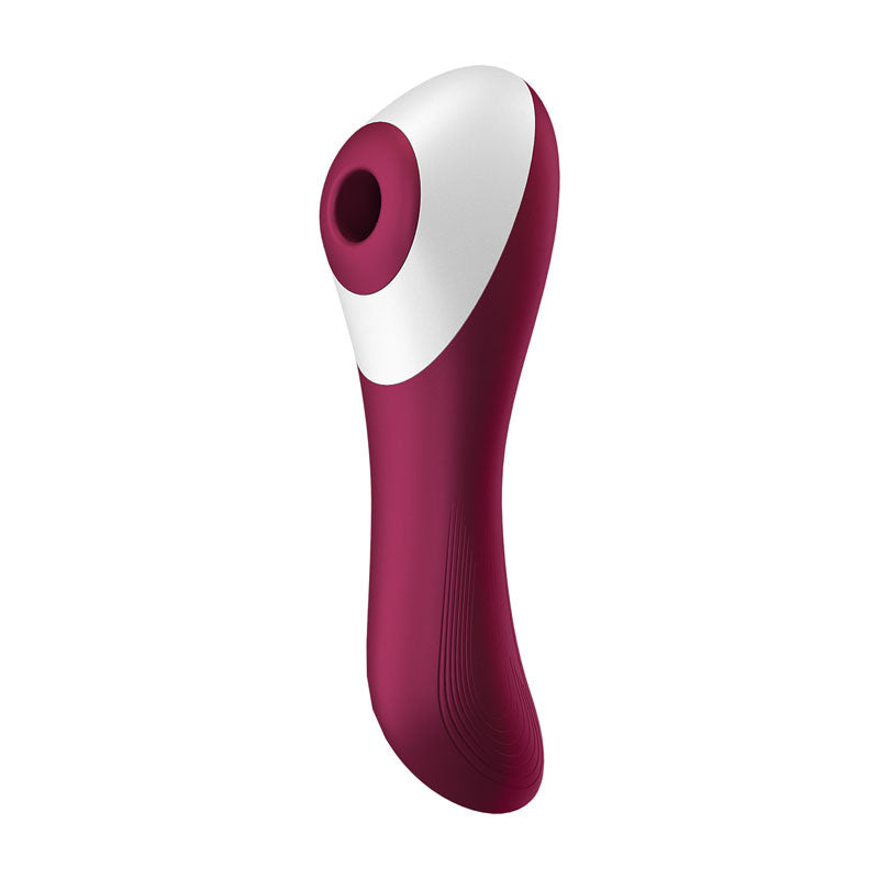 Satisfyer Dual Crush - Red Air Pulse Stimulator with Vibration - 4003061