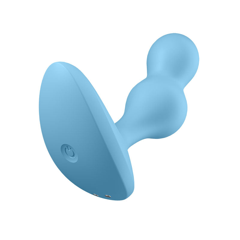Satisfyer Deep Diver - Light Blue Vibrating Butt Plug with App Control - 4006802