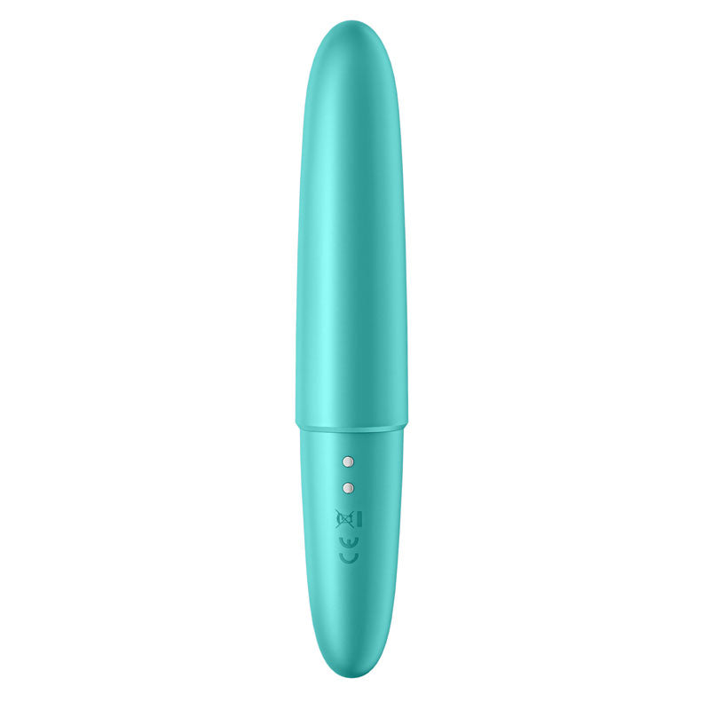 Satisfyer Ultra Power Bullet 6 - Turquoise USB Rechargeable Bullet - 4007687
