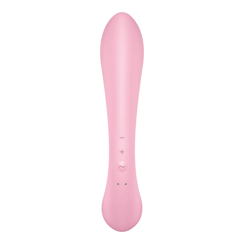 Satisfyer Triple Oh - Pink USB Rechargeable Rabbit Vibrator - 4018249