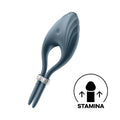 Satisfyer Duelist - Dark Blue Vibrating Adjustable Lasso Cock Ring - 4018447