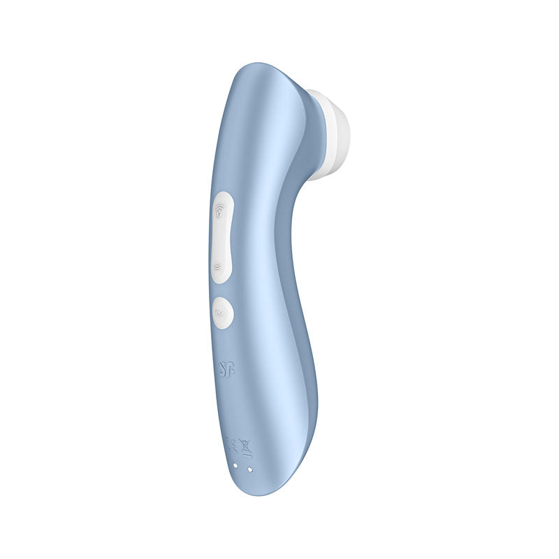 Satisfyer Pro 2+ - Blue Touch-Free USB-Rechargeable Clitoral Stimulator with Vibration - 4031323