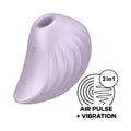 Satisfyer Pearl Diver - Violet - Violet USB Rechargeable Air Pulsation Stimulator - 4037240