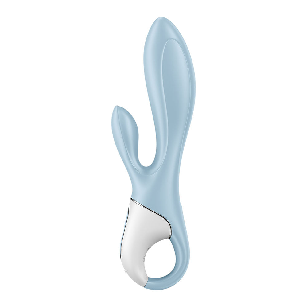 Satisfyer Air Pump Bunny 1 - Blue USB Rechargeable Inflatable Rabbit Vibrator - 4038568