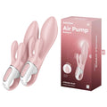 Satisfyer Air Pump Bunny 3 - Pink USB Rechargeable Inflatable Rabbit Vibrator - 4038582