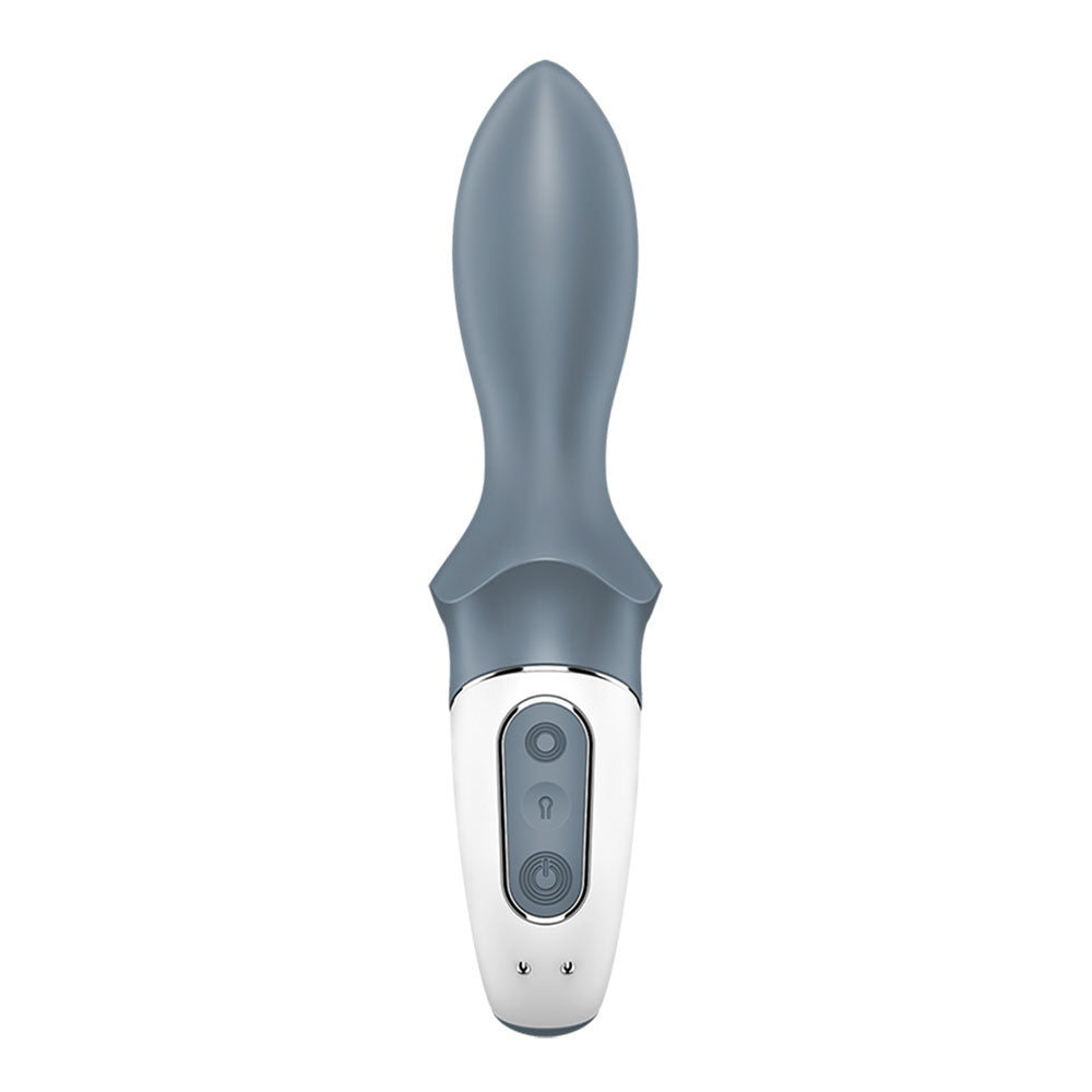 Satisfyer Air Pump Booty 1 - Grey USB Rechargeable Inflatable Anal Vibrator - 4038636