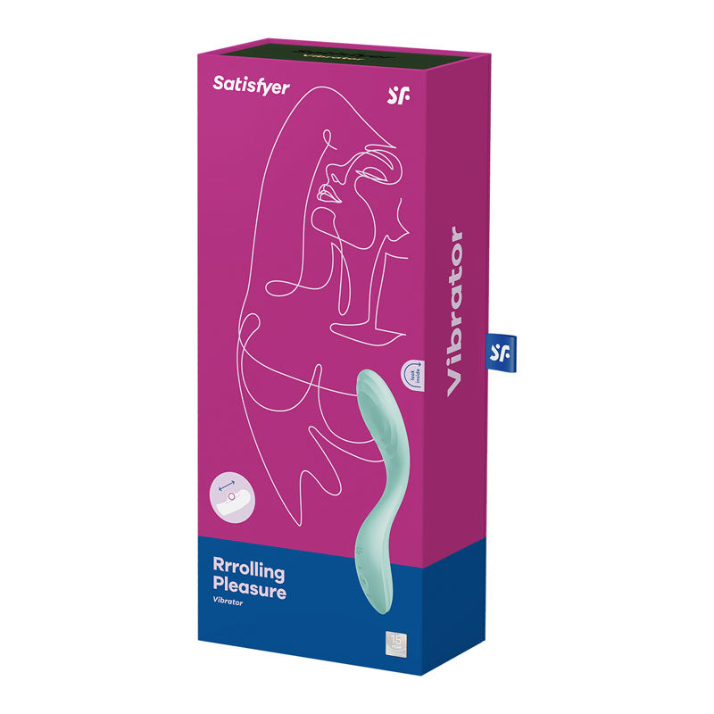 Satisfyer Rrrolling Pleasure - Mint USB Rechargeable Vibrator - 4043975