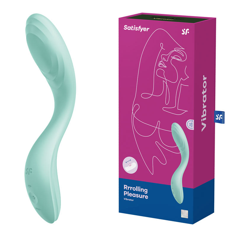 Satisfyer Rrrolling Pleasure - Mint USB Rechargeable Vibrator - 4043975