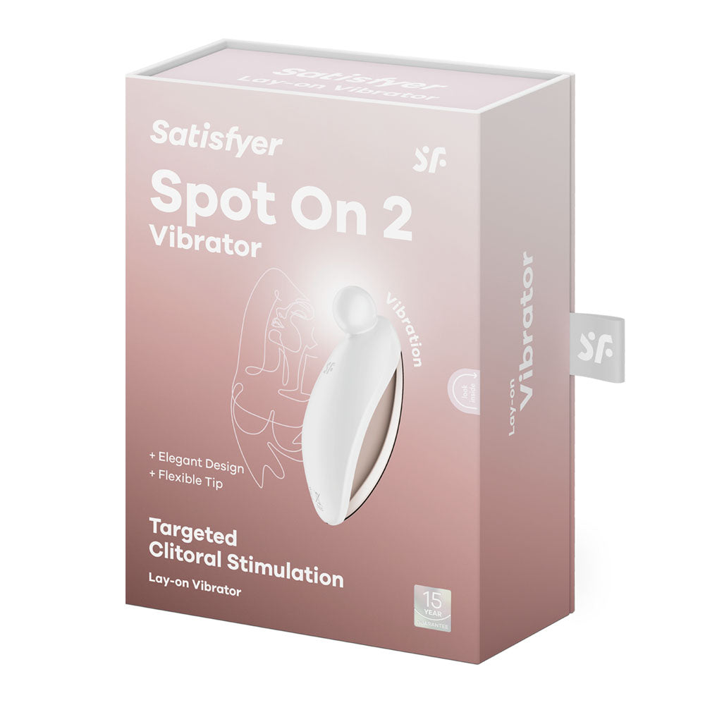 Satisfyer Spot On 2 - White USB Rechargeable Stimulator - 4044316