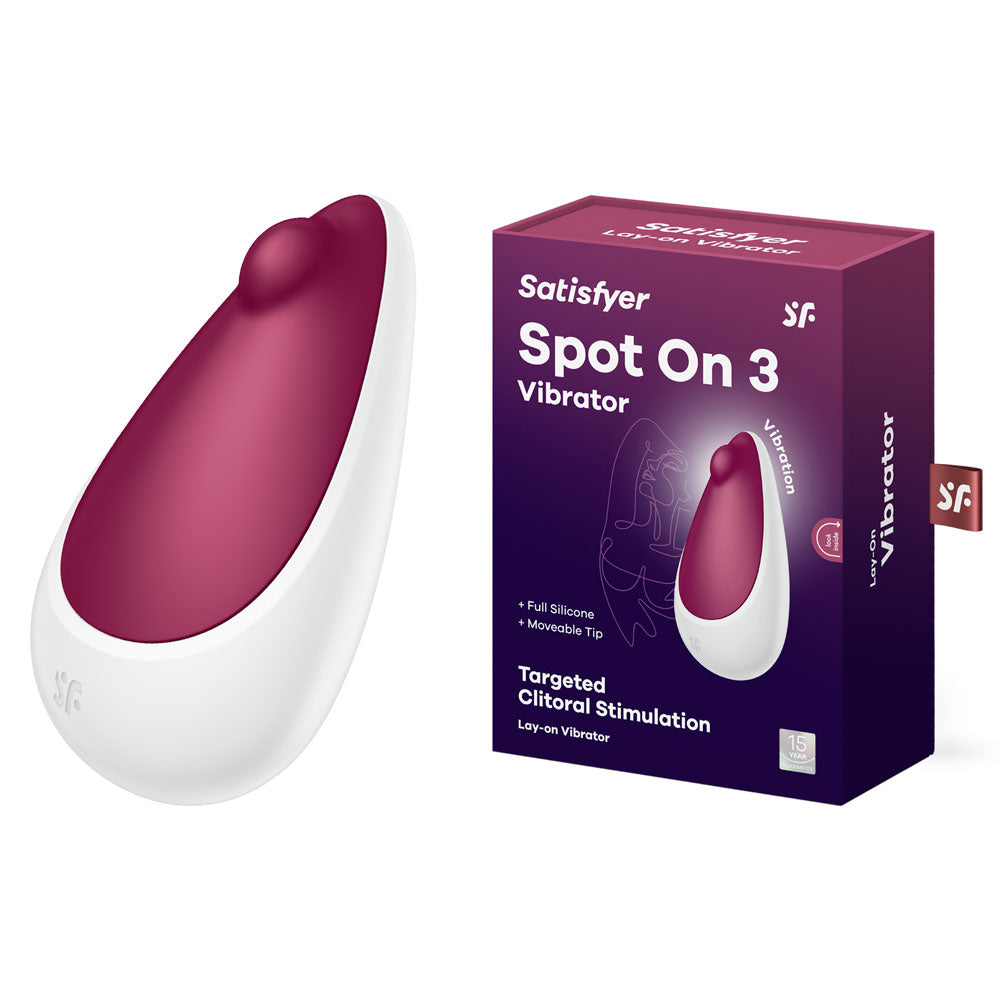 Satisfyer Spot On 3 - Berry USB Rechargeable Stimulator - 4044330