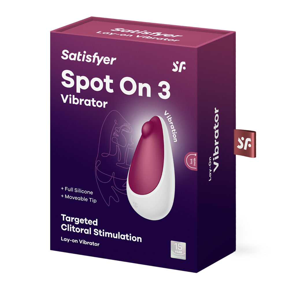 Satisfyer Spot On 3 - Berry USB Rechargeable Stimulator - 4044330