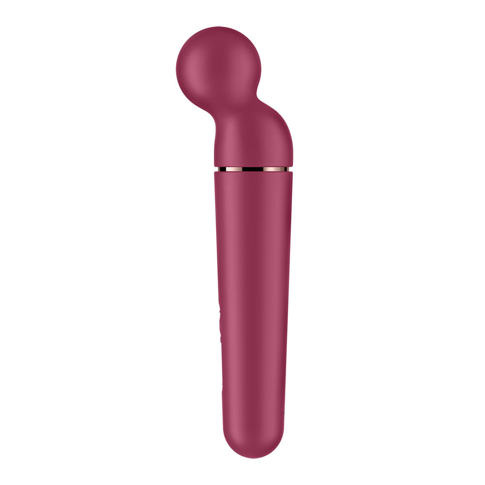 Satisfyer Planet Wand-er - Berry - Berry/Rose Gold USB Rechargeable Massager Wand - 4046068