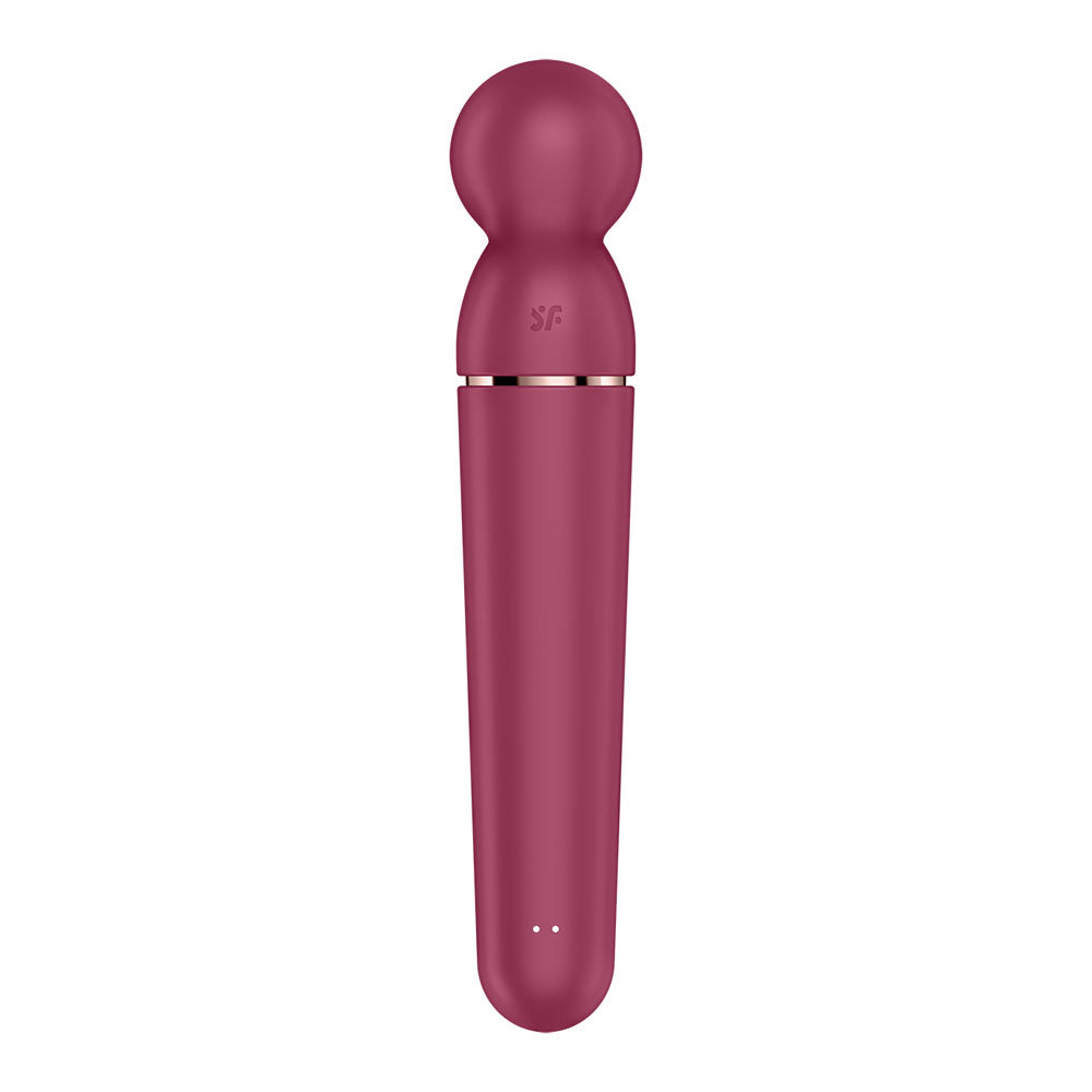 Satisfyer Planet Wand-er - Berry - Berry/Rose Gold USB Rechargeable Massager Wand - 4046068