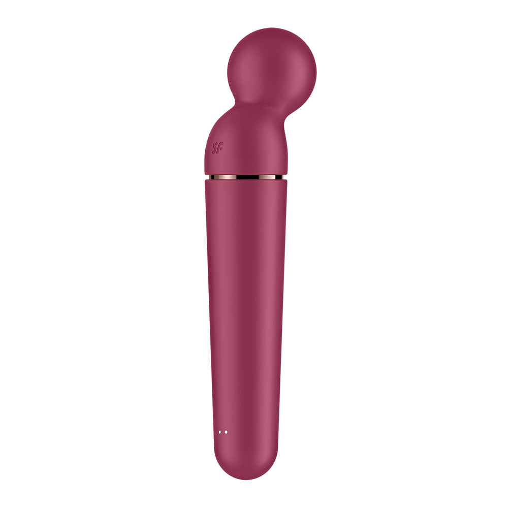 Satisfyer Planet Wand-er - Berry - Berry/Rose Gold USB Rechargeable Massager Wand - 4046068