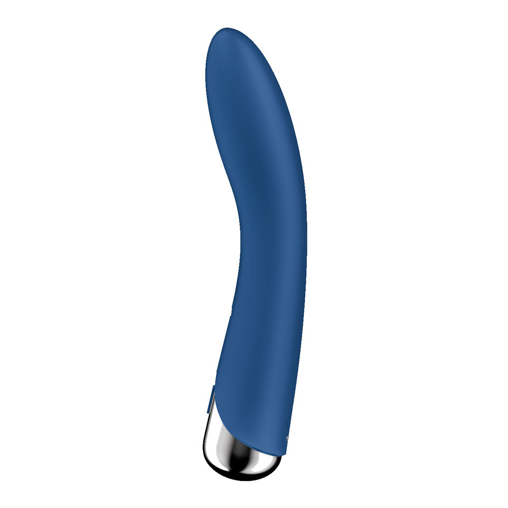 Satisfyer Spinning Vibe 1 - Blue - Blue 17.8 cm USB Rechargeable Rotating Vibrator - 4048703