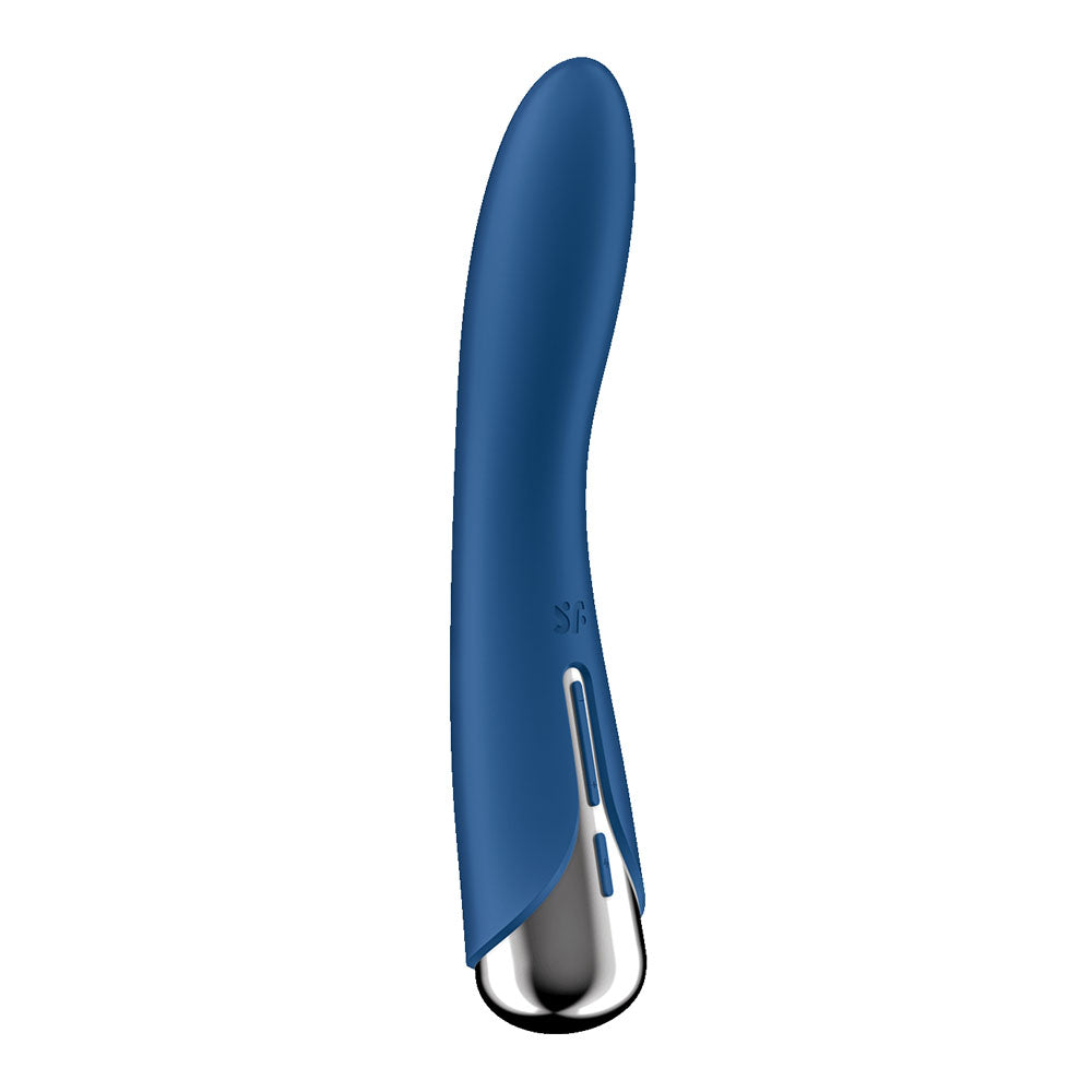 Satisfyer Spinning Vibe 1 - Blue - Blue 17.8 cm USB Rechargeable Rotating Vibrator - 4048703
