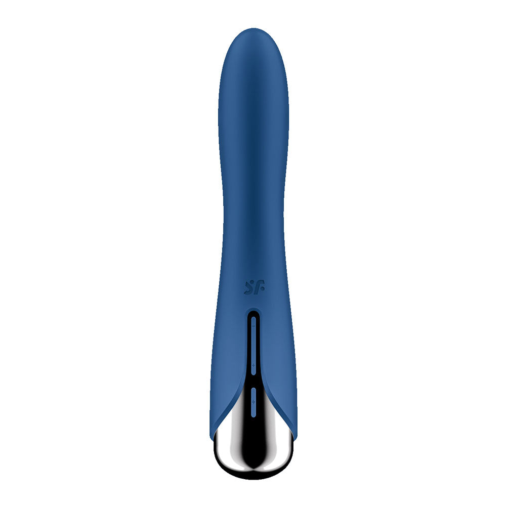 Satisfyer Spinning Vibe 1 - Blue - Blue 17.8 cm USB Rechargeable Rotating Vibrator - 4048703