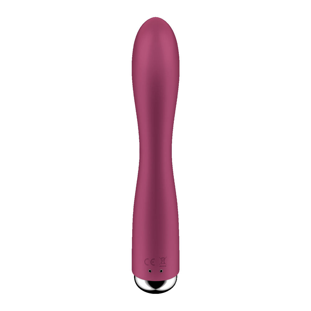 Satisfyer Spinning Rabbit 1 - Red - Red 20 cm USB Rechargeable Rotating Rabbit Vibrator - 4048727