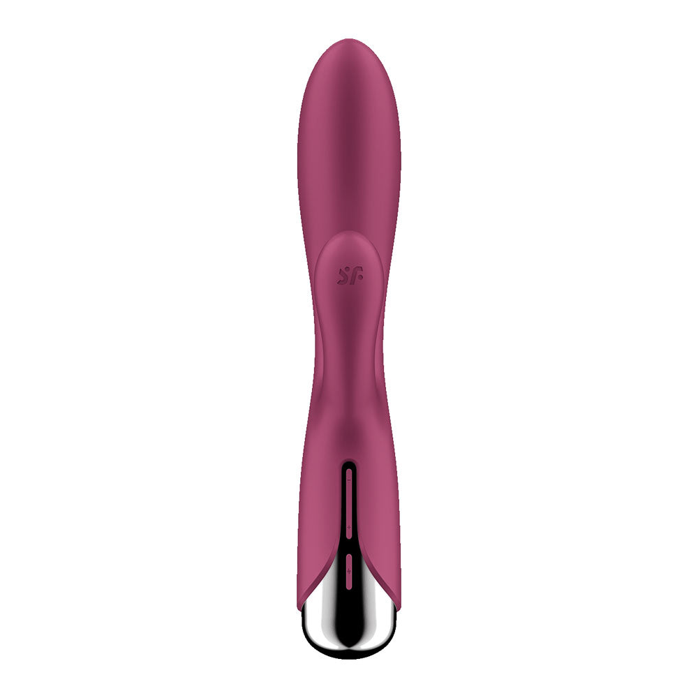 Satisfyer Spinning Rabbit 1 - Red - Red 20 cm USB Rechargeable Rotating Rabbit Vibrator - 4048727