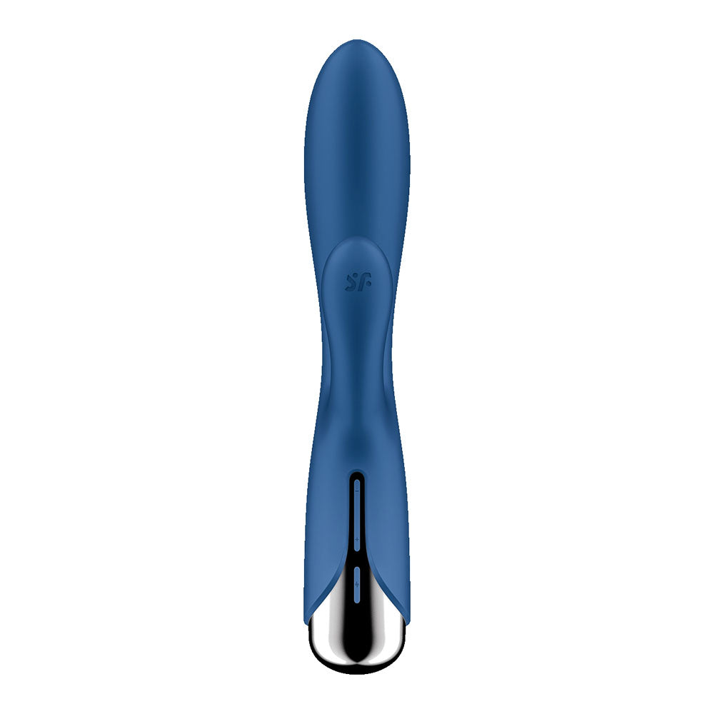 Satisfyer Spinning Rabbit 1 - Blue - Blue 20 cm USB Rechargeable Rotating Rabbit Vibrator - 4048734
