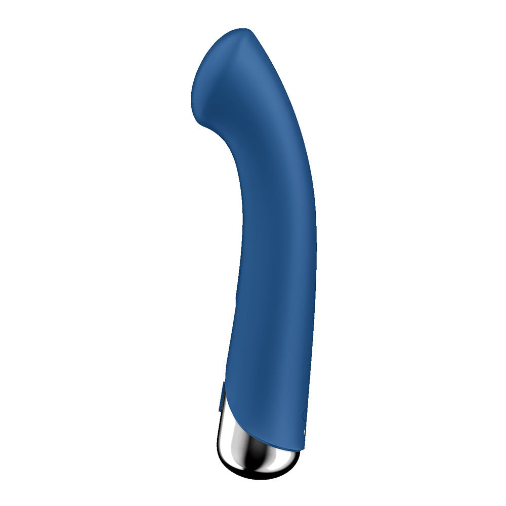 Satisfyer Spinning G-Spot 1 - Blue - Blue 16.5 cm USB Rechargeable Rotating Vibrator - 4048765