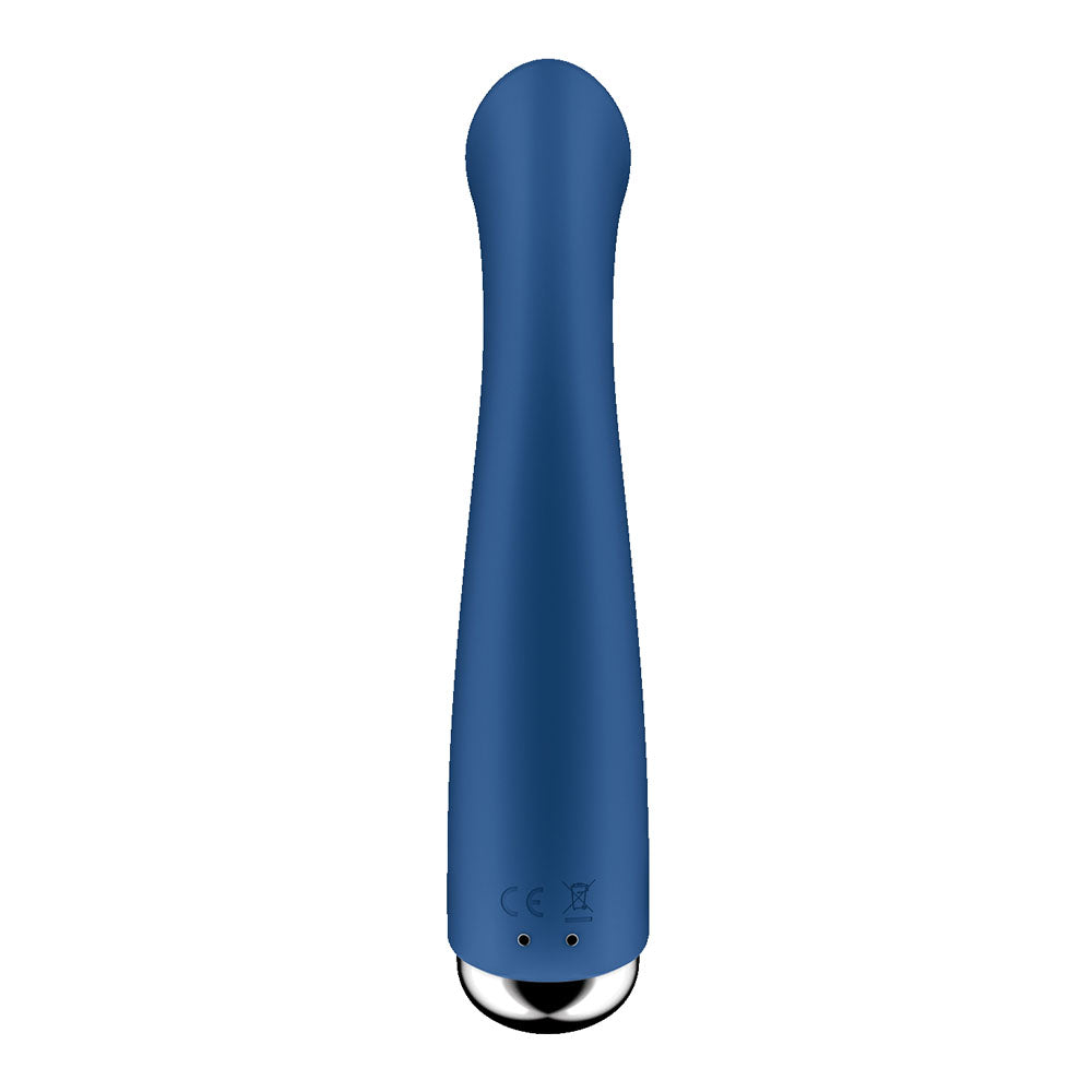 Satisfyer Spinning G-Spot 1 - Blue - Blue 16.5 cm USB Rechargeable Rotating Vibrator - 4048765